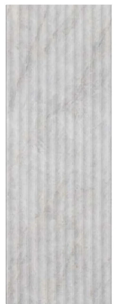 Flut finish on Antolini stone — wider classical fluted column profile