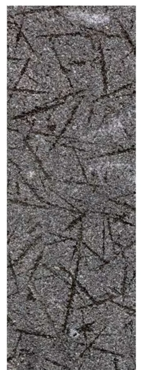 Hydro finish on Antolini stone — water-eroded soft pitting