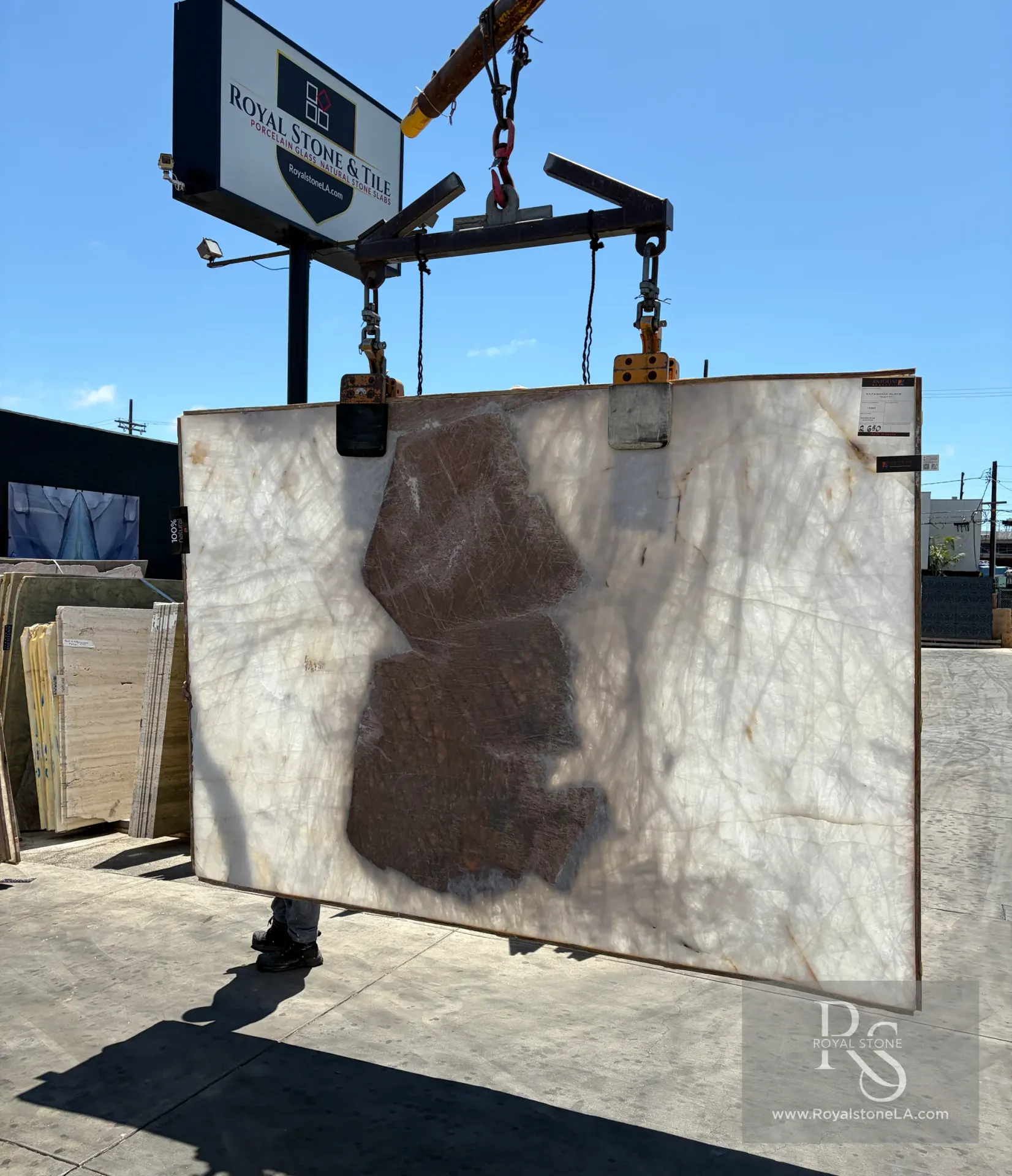 Antolini Backlit Cristallo Patagonia Glace AO259 slab