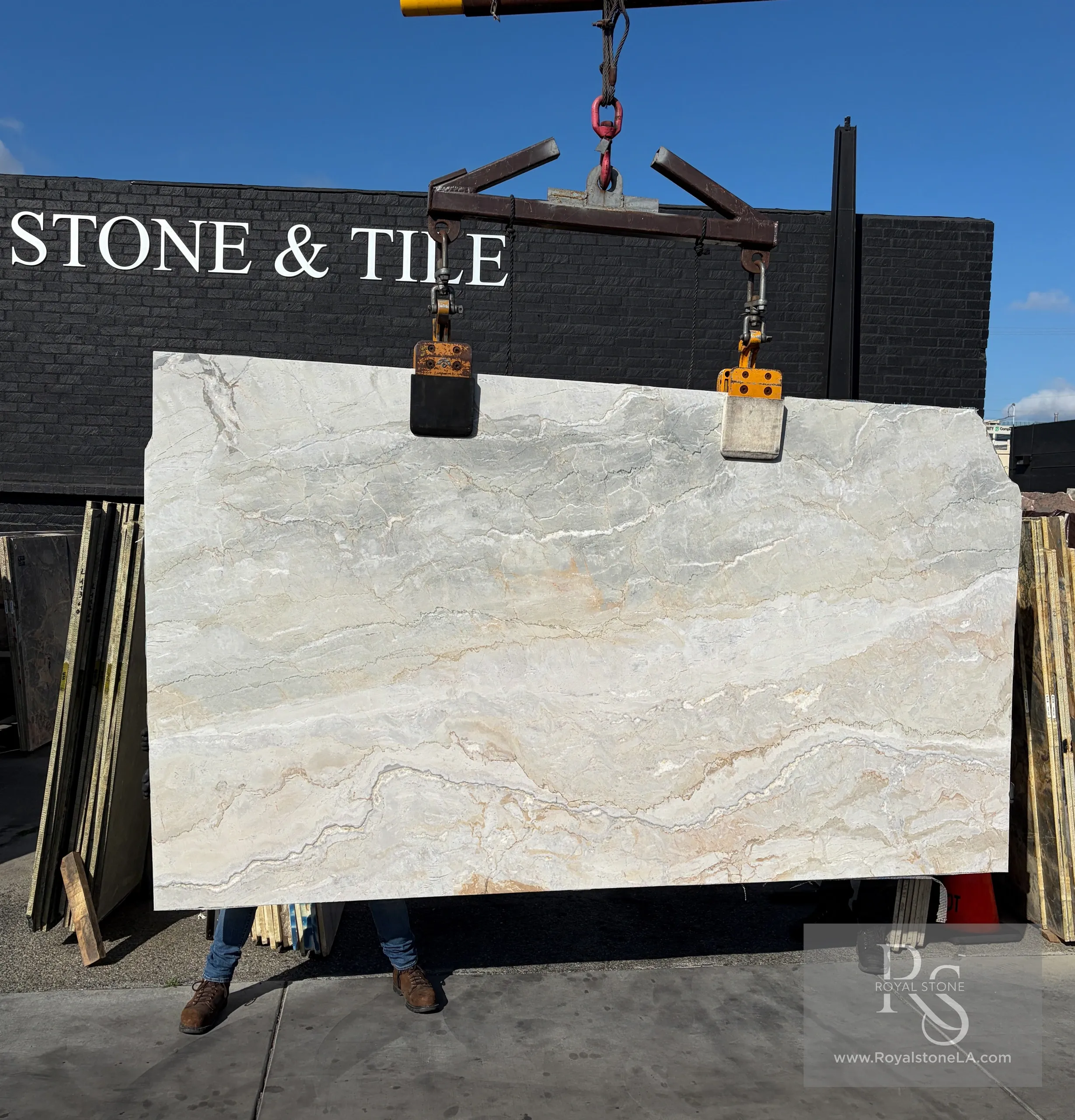 2cm Austral Dream Dolce Vita Paolo Honed Finish Natural Slab 69 x 123 inches