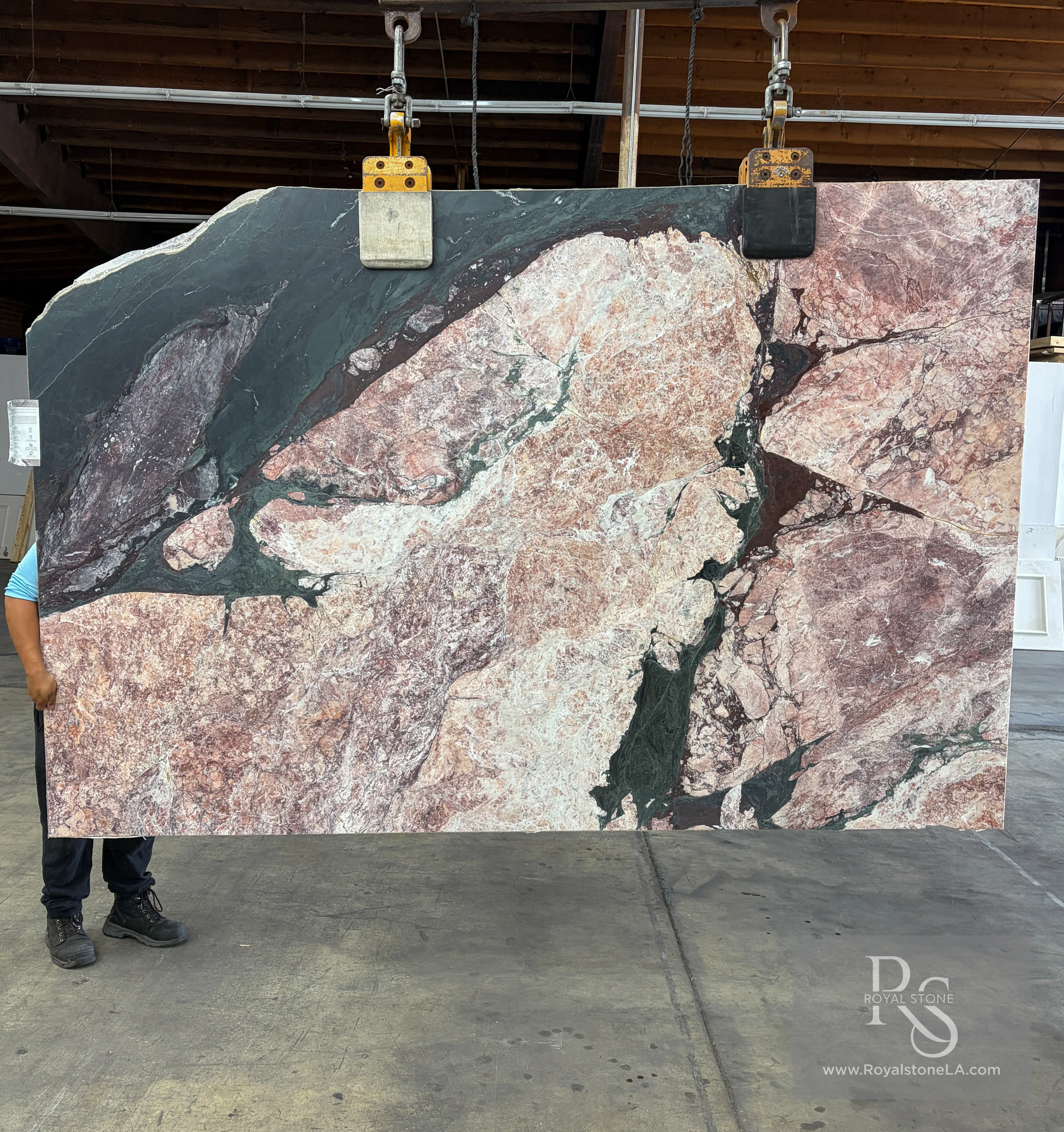 Antolini Opera D'Arte Select marble slab at Royal Stone Los Angeles
