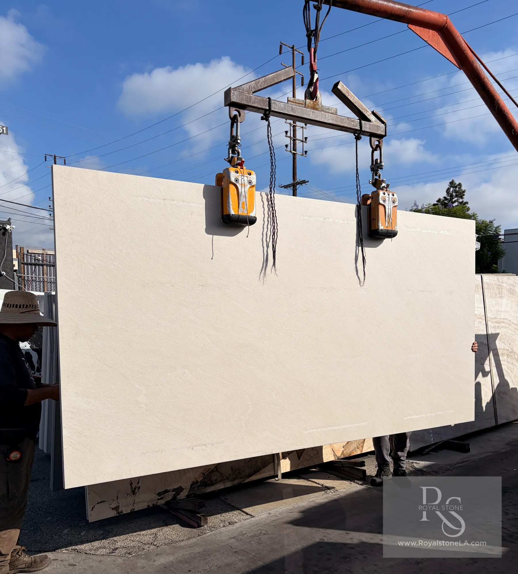 Materia White Cliff Italian porcelain slab
