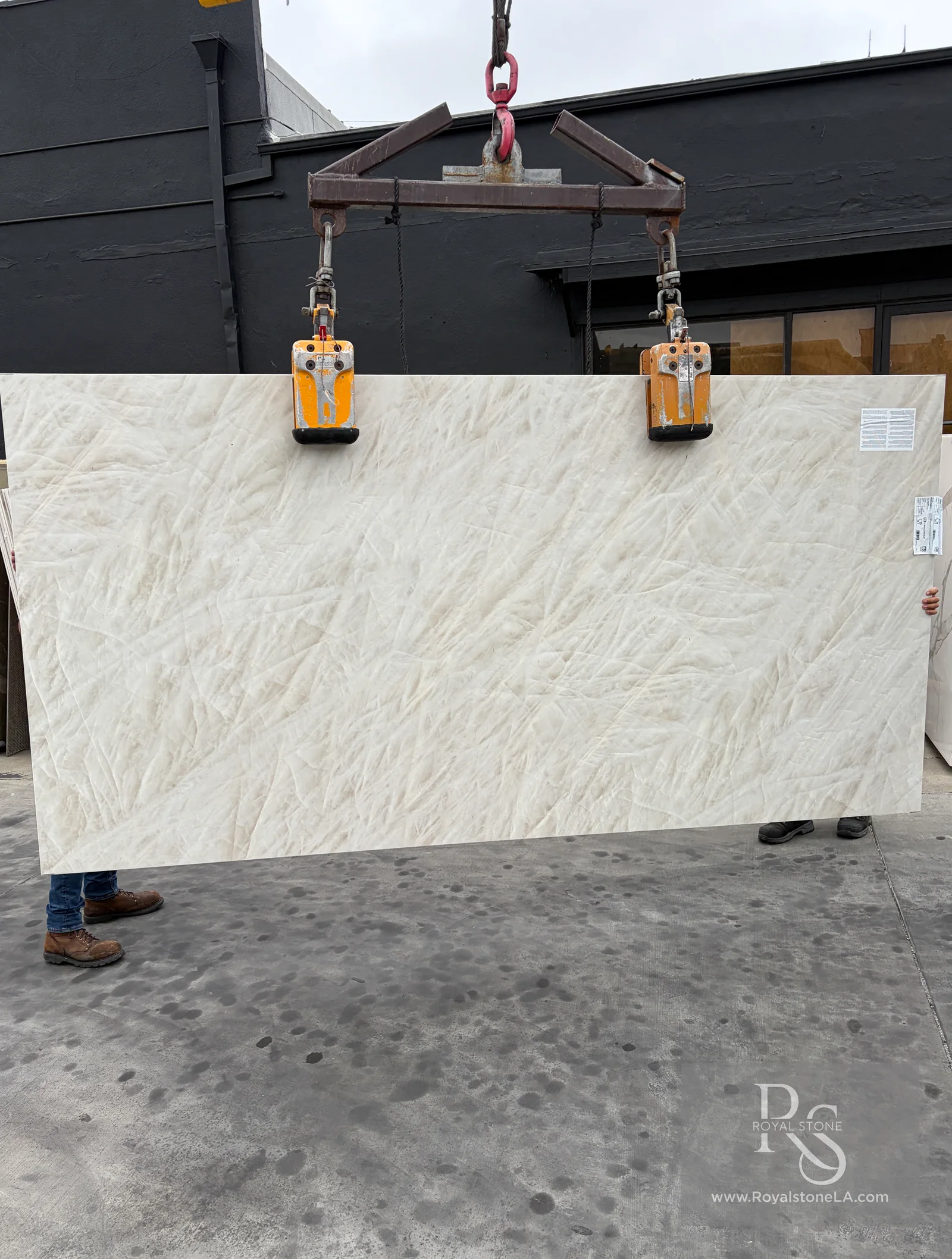 Vitrum White Italian porcelain slab