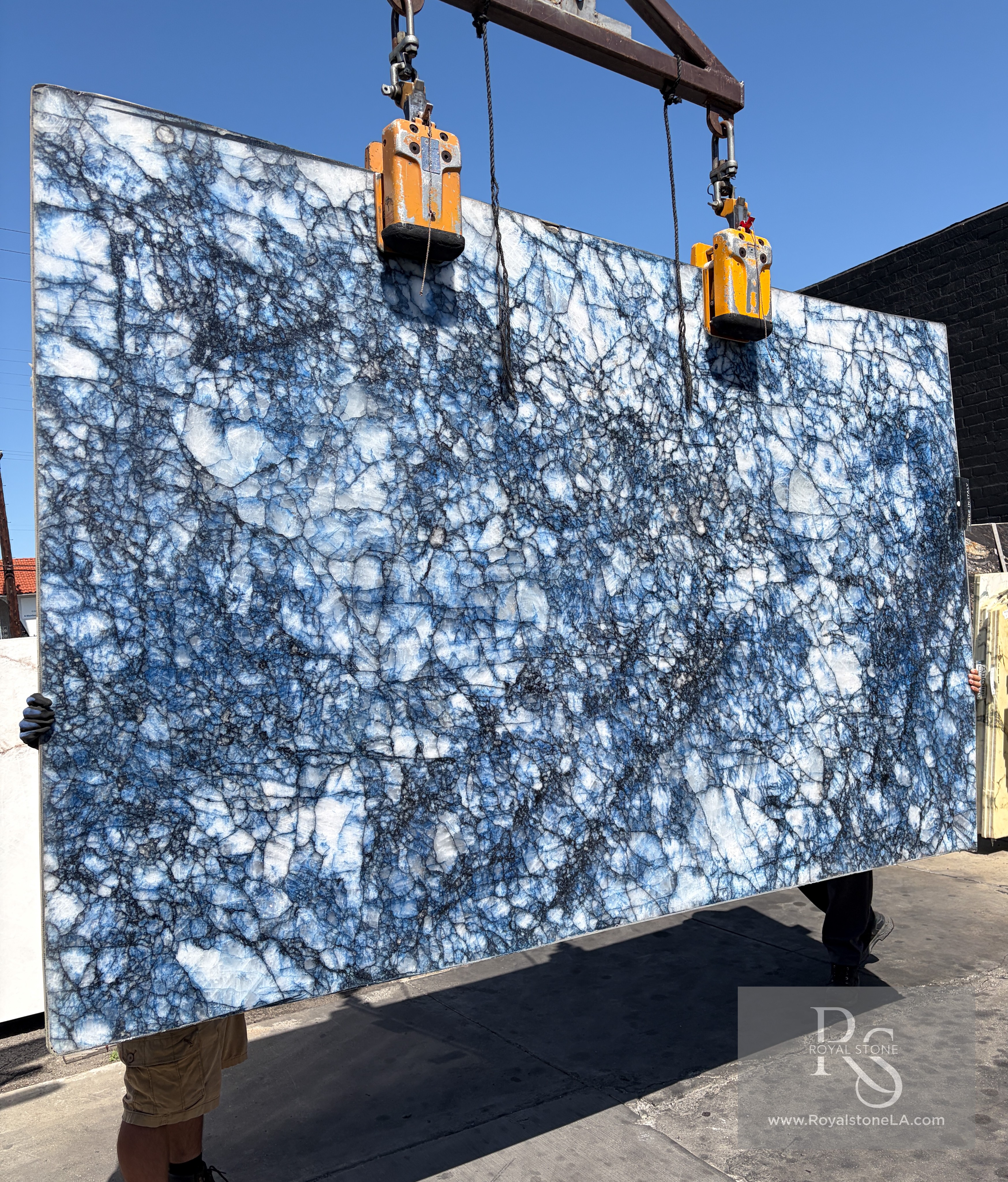 Antolini Cristallo Cobalt Zaffiro slab