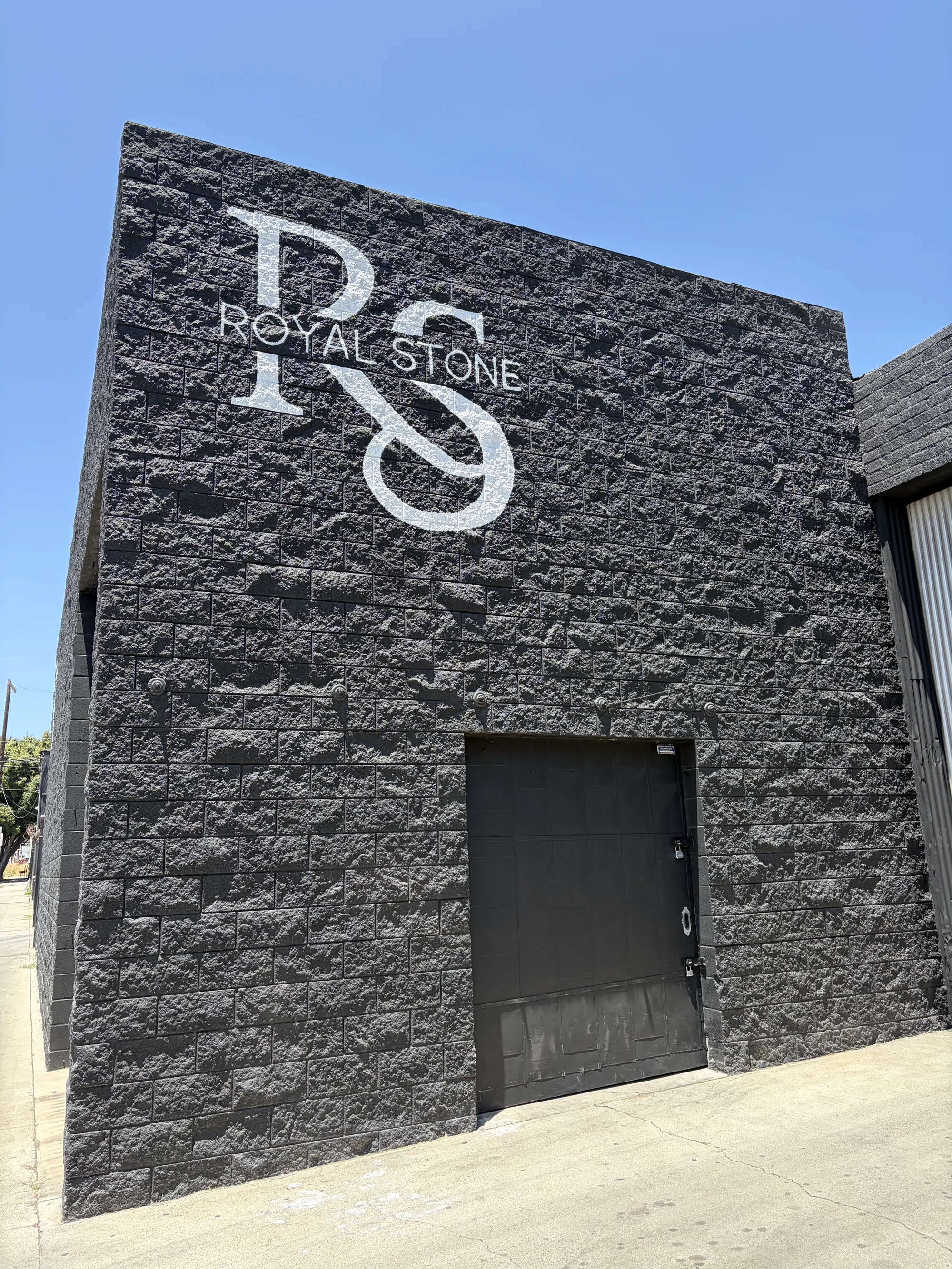 Royal Stone indoor slab warehouse on Pontius in West Los Angeles